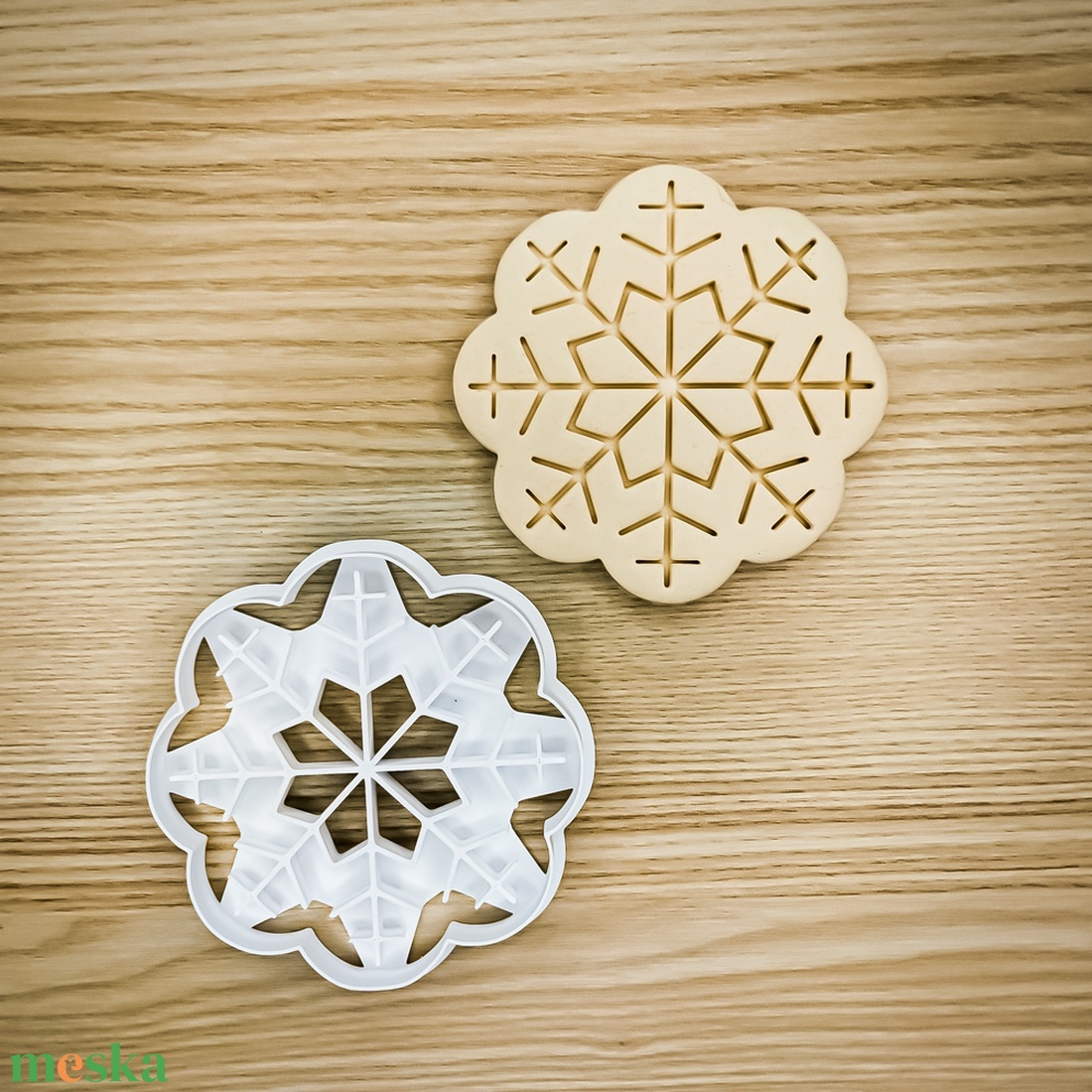 Sütikiszúró - Hópehely - otthon & életmód - konyhafelszerelés, tálalás - sütés, főzés - sütikiszúró - Meska.hu