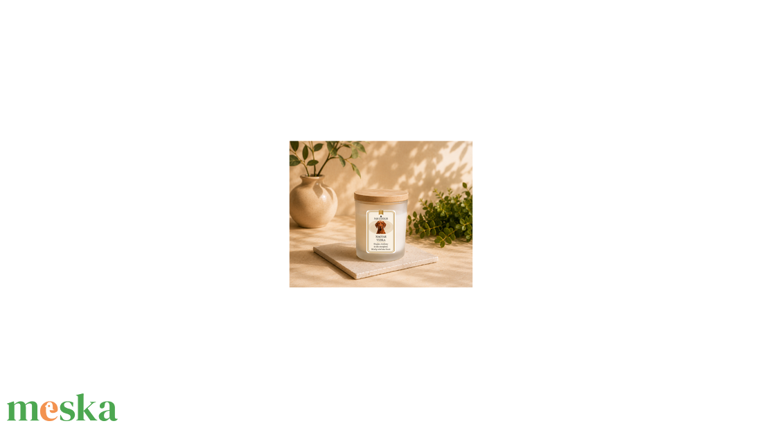 MAGYAR VIZSLA - Kézműves szójaviasz illatgyertya - PAW CANDLES COLLECTION - Natúr, illatmentes - otthon & életmód - gyertya, illat, aroma - mécses és mécsestartó - Meska.hu