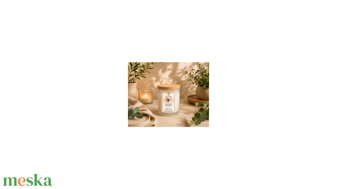 LABRADOR RETRIEVER - Kézműves szójaviasz illatgyertya - PAW CANDLES COLLECTION - Natúr, illatmentes - otthon & életmód - gyertya, illat, aroma - mécses és mécsestartó - Meska.hu