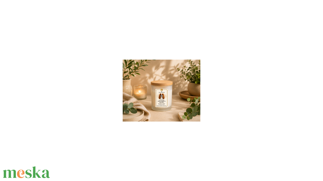 CAVALIER KING CHARLES SPANIEL - Kézműves szójaviasz illatgyertya - PAW CANDLES COLLECTION - Trópusi gyümölcs illattal - otthon & életmód - gyertya, illat, aroma - mécses és mécsestartó - Meska.hu