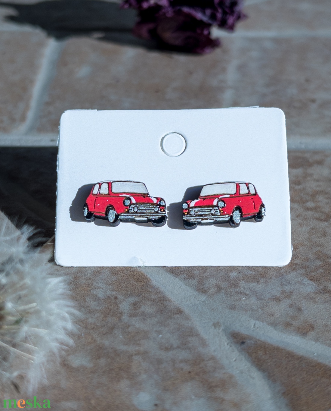 Mini Morris Cooper autós fülbevaló - ékszer - fülbevaló - pötty fülbevaló - Meska.hu Mini Morris Cooper autós fülbevaló - ékszer - fülbevaló - pötty fülbevaló - Meska.hu
