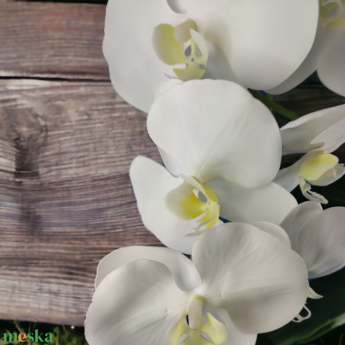 Nagy méretű fehér orchidea OR102FH - otthon & életmód - dekoráció - virágdísz és tartó - csokor & virágdísz - Meska.hu Nagy méretű fehér orchidea OR102FH - otthon & életmód - dekoráció - virágdísz és tartó - csokor & virágdísz - Meska.hu