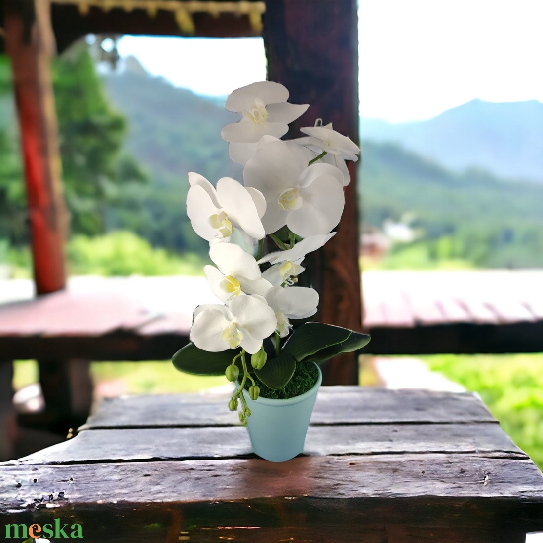 Nagy méretű fehér orchidea OR102FH - otthon & életmód - dekoráció - virágdísz és tartó - csokor & virágdísz - Meska.hu Nagy méretű fehér orchidea OR102FH - otthon & életmód - dekoráció - virágdísz és tartó - csokor & virágdísz - Meska.hu
