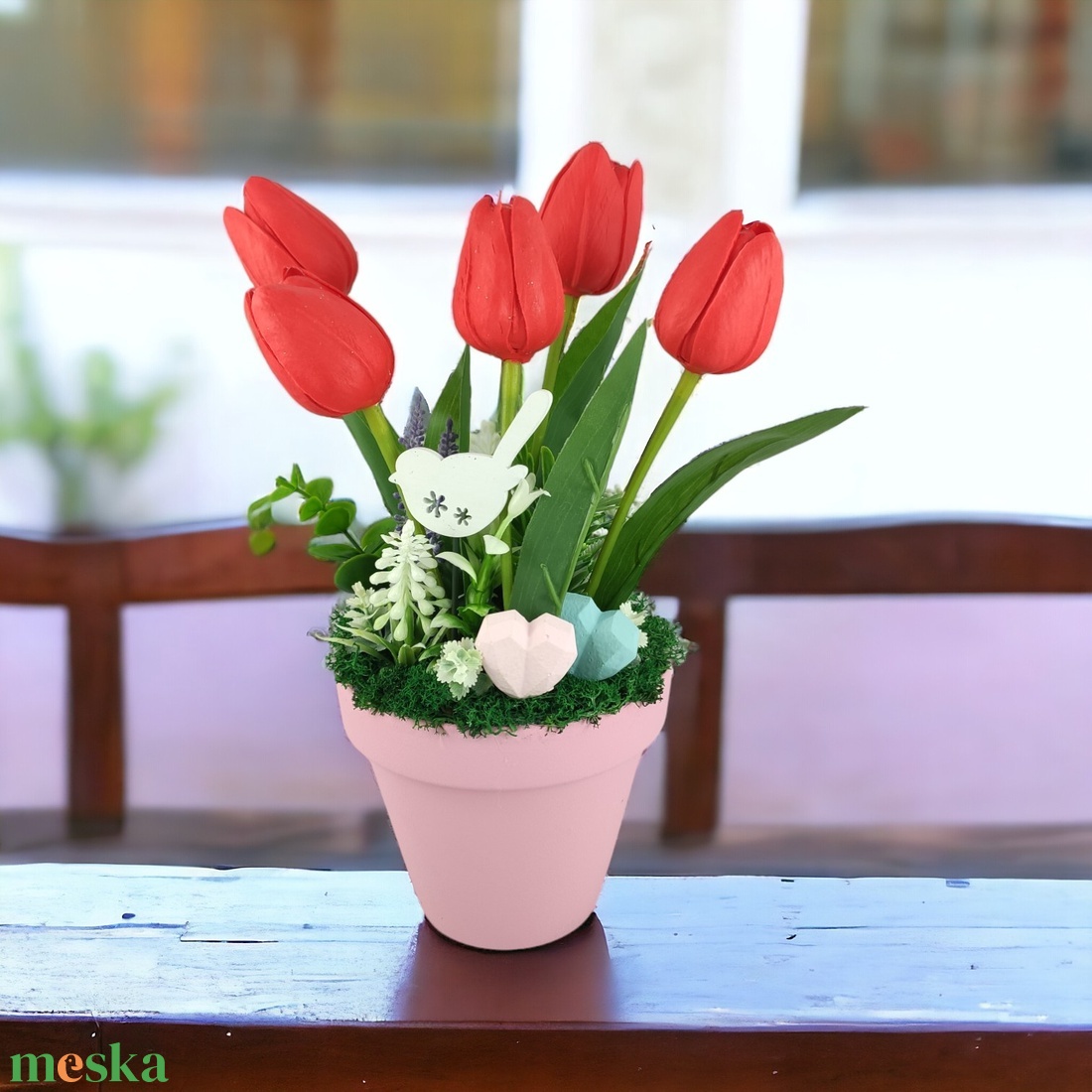 Piros tulipánok kaspóban TUG545PS - otthon & életmód - dekoráció - virágdísz és tartó - csokor & virágdísz - Meska.hu Piros tulipánok kaspóban TUG545PS - otthon & életmód - dekoráció - virágdísz és tartó - csokor & virágdísz - Meska.hu
