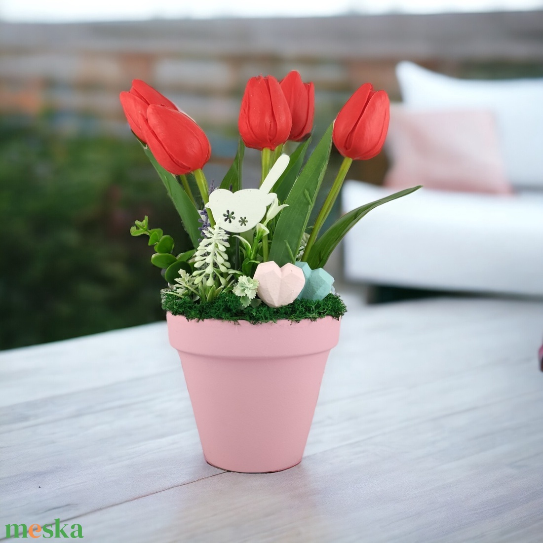 Piros tulipánok kaspóban TUG545PS - otthon & életmód - dekoráció - virágdísz és tartó - csokor & virágdísz - Meska.hu Piros tulipánok kaspóban TUG545PS - otthon & életmód - dekoráció - virágdísz és tartó - csokor & virágdísz - Meska.hu