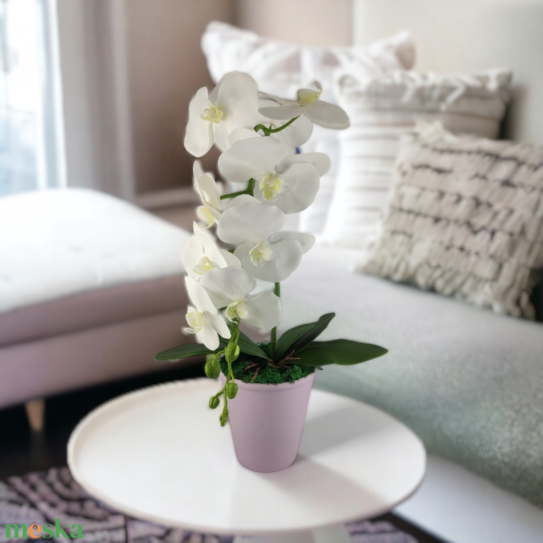Nagy méretű élethű fehér orchidea OR110FH - otthon & életmód - dekoráció - virágdísz és tartó - csokor & virágdísz - Meska.hu Nagy méretű élethű fehér orchidea OR110FH - otthon & életmód - dekoráció - virágdísz és tartó - csokor & virágdísz - Meska.hu