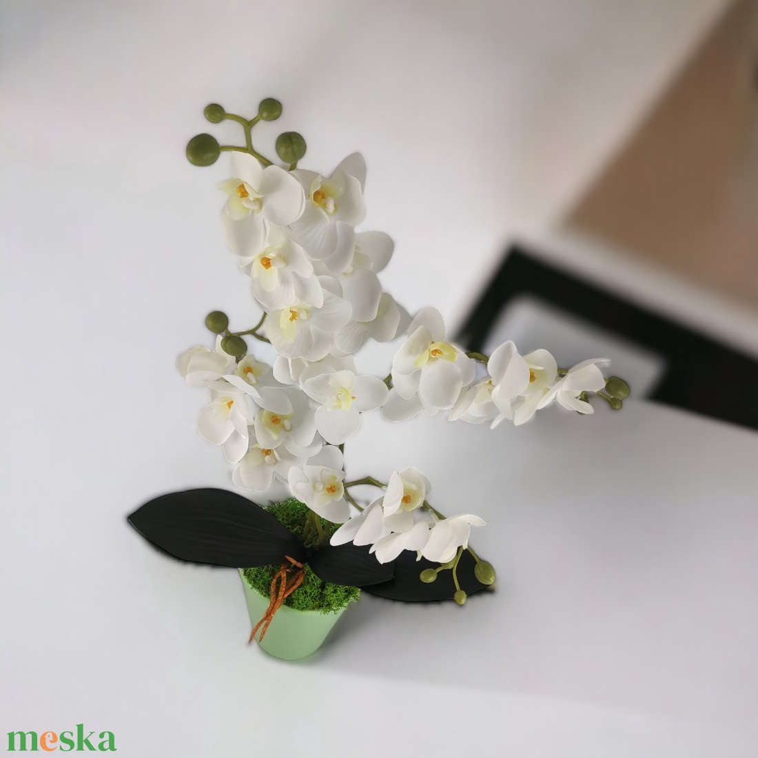 Négyágú fehér kisméretű orchidea ORK405FH - otthon & életmód - dekoráció - virágdísz és tartó - csokor & virágdísz - Meska.hu Négyágú fehér kisméretű orchidea ORK405FH - otthon & életmód - dekoráció - virágdísz és tartó - csokor & virágdísz - Meska.hu