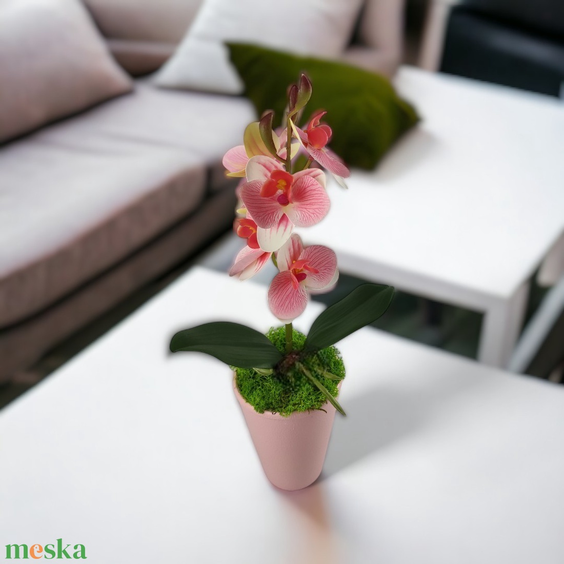 Rózsaszín, fehér mini orchidea pasztellszínű agyagkaspóban ORM115RSFH - otthon & életmód - dekoráció - virágdísz és tartó - csokor & virágdísz - Meska.hu Rózsaszín, fehér mini orchidea pasztellszínű agyagkaspóban ORM115RSFH - otthon & életmód - dekoráció - virágdísz és tartó - csokor & virágdísz - Meska.hu