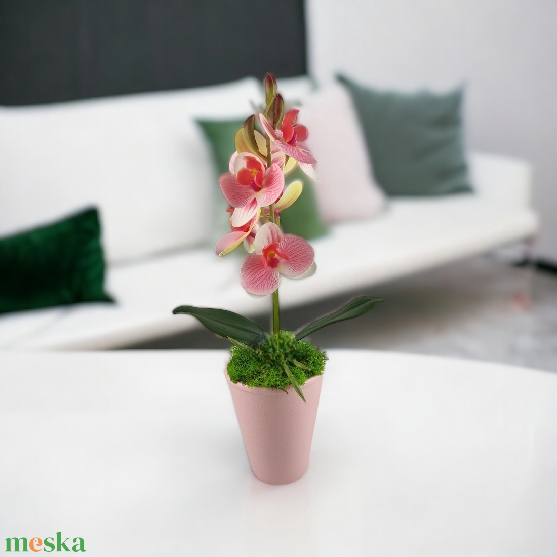 Rózsaszín, fehér mini orchidea pasztellszínű agyagkaspóban ORM115RSFH - otthon & életmód - dekoráció - virágdísz és tartó - csokor & virágdísz - Meska.hu Rózsaszín, fehér mini orchidea pasztellszínű agyagkaspóban ORM115RSFH - otthon & életmód - dekoráció - virágdísz és tartó - csokor & virágdísz - Meska.hu