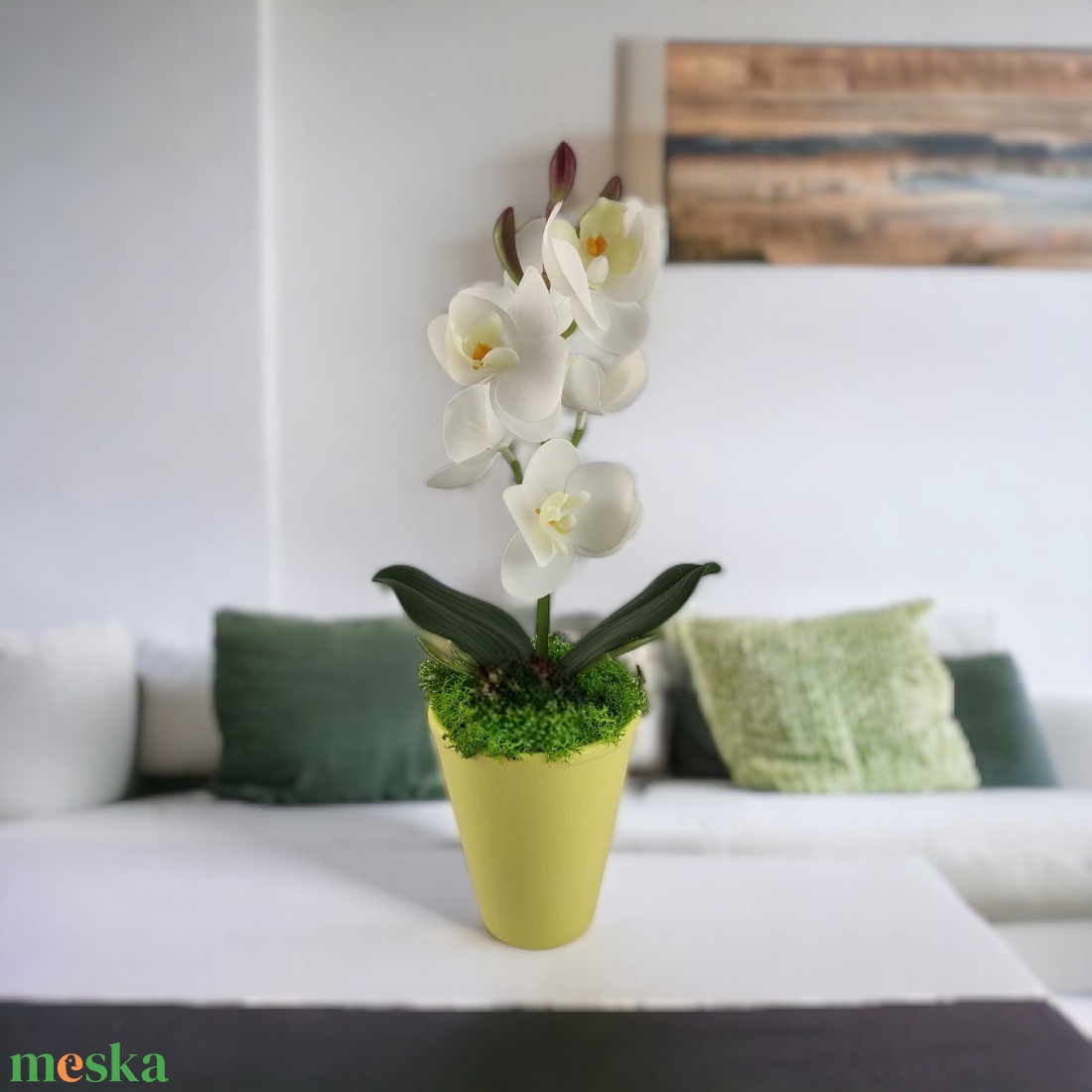 Fehér mini orchidea pasztellszínű agyagkaspóban ORM114FH - otthon & életmód - dekoráció - virágdísz és tartó - csokor & virágdísz - Meska.hu Fehér mini orchidea pasztellszínű agyagkaspóban ORM114FH - otthon & életmód - dekoráció - virágdísz és tartó - csokor & virágdísz - Meska.hu