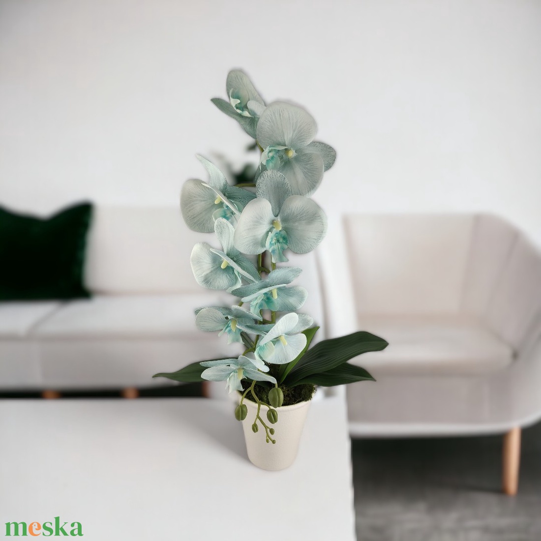 Nagy méretű élethű halvány kék orchidea OR117KE - otthon & életmód - dekoráció - virágdísz és tartó - csokor & virágdísz - Meska.hu Nagy méretű élethű halvány kék orchidea OR117KE - otthon & életmód - dekoráció - virágdísz és tartó - csokor & virágdísz - Meska.hu