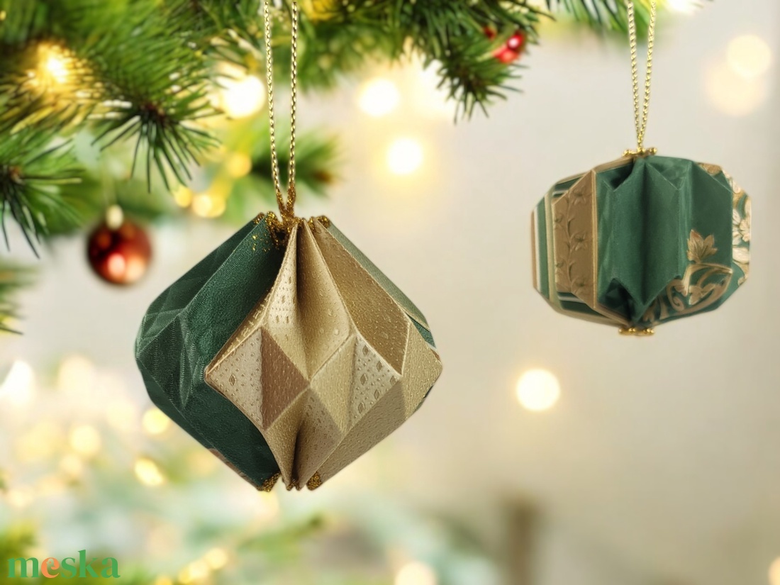 10 darabos arany, zöld színű karácsonyfadísz szett LNTZK006 - karácsony - karácsonyi lakásdekoráció - karácsonyfadíszek - Meska.hu 10 darabos arany, zöld színű karácsonyfadísz szett LNTZK006 - karácsony - karácsonyi lakásdekoráció - karácsonyfadíszek - Meska.hu