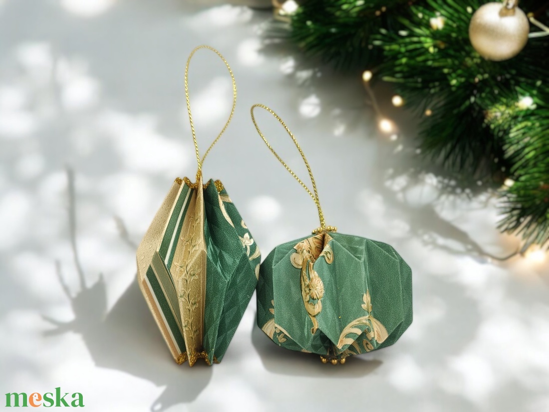 10 darabos arany, zöld színű karácsonyfadísz szett LNTZK006 - karácsony - karácsonyi lakásdekoráció - karácsonyfadíszek - Meska.hu 10 darabos arany, zöld színű karácsonyfadísz szett LNTZK006 - karácsony - karácsonyi lakásdekoráció - karácsonyfadíszek - Meska.hu