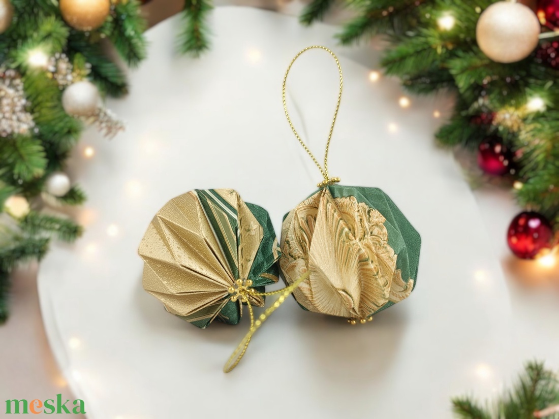 10 darabos arany, zöld színű karácsonyfadísz szett LNTZK006 - karácsony - karácsonyi lakásdekoráció - karácsonyfadíszek - Meska.hu 10 darabos arany, zöld színű karácsonyfadísz szett LNTZK006 - karácsony - karácsonyi lakásdekoráció - karácsonyfadíszek - Meska.hu