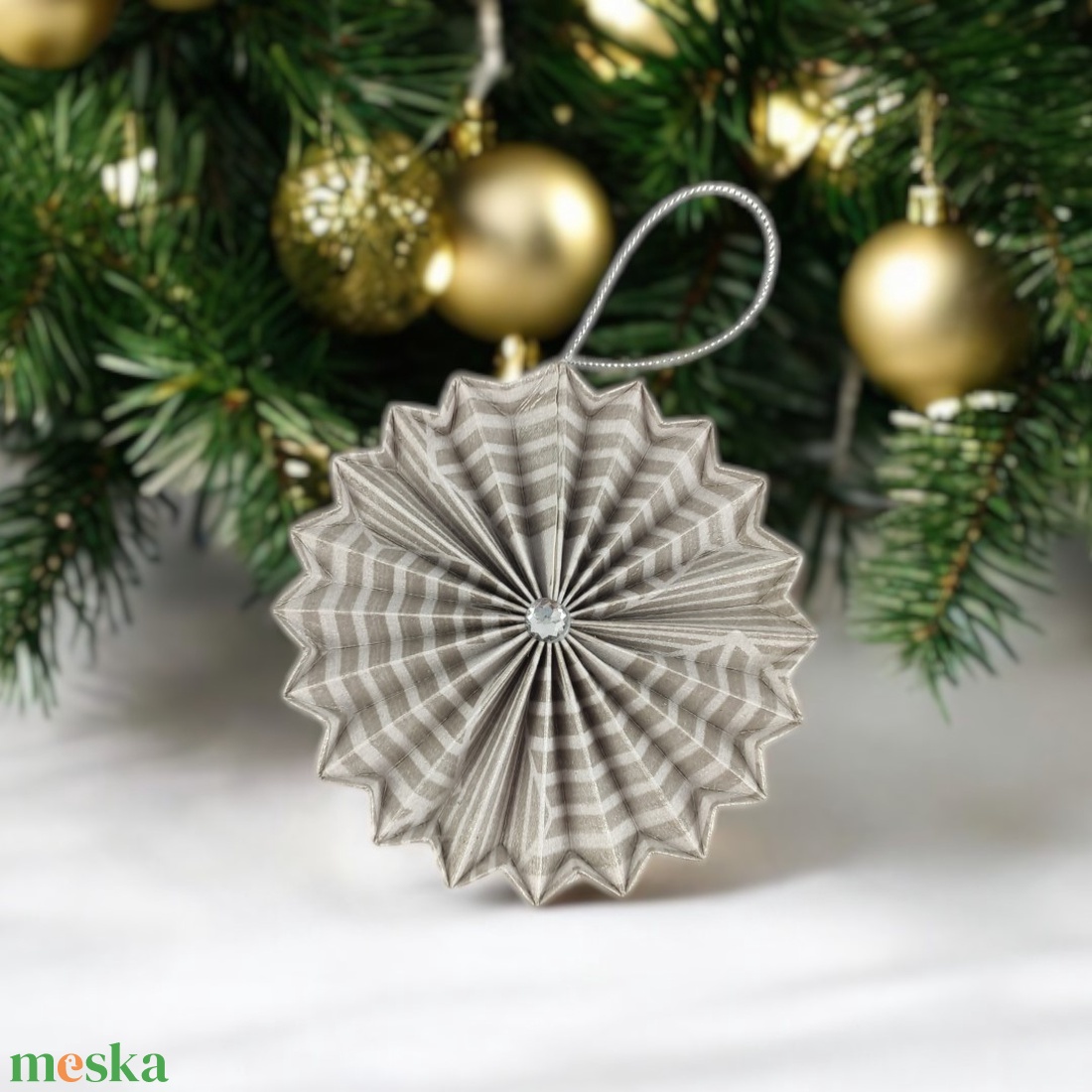 Karácsonyi ajándékbox válogatás - szürke és ezüst árnyalatokban KKBX01 - karácsony - karácsonyi lakásdekoráció - karácsonyfadíszek - Meska.hu