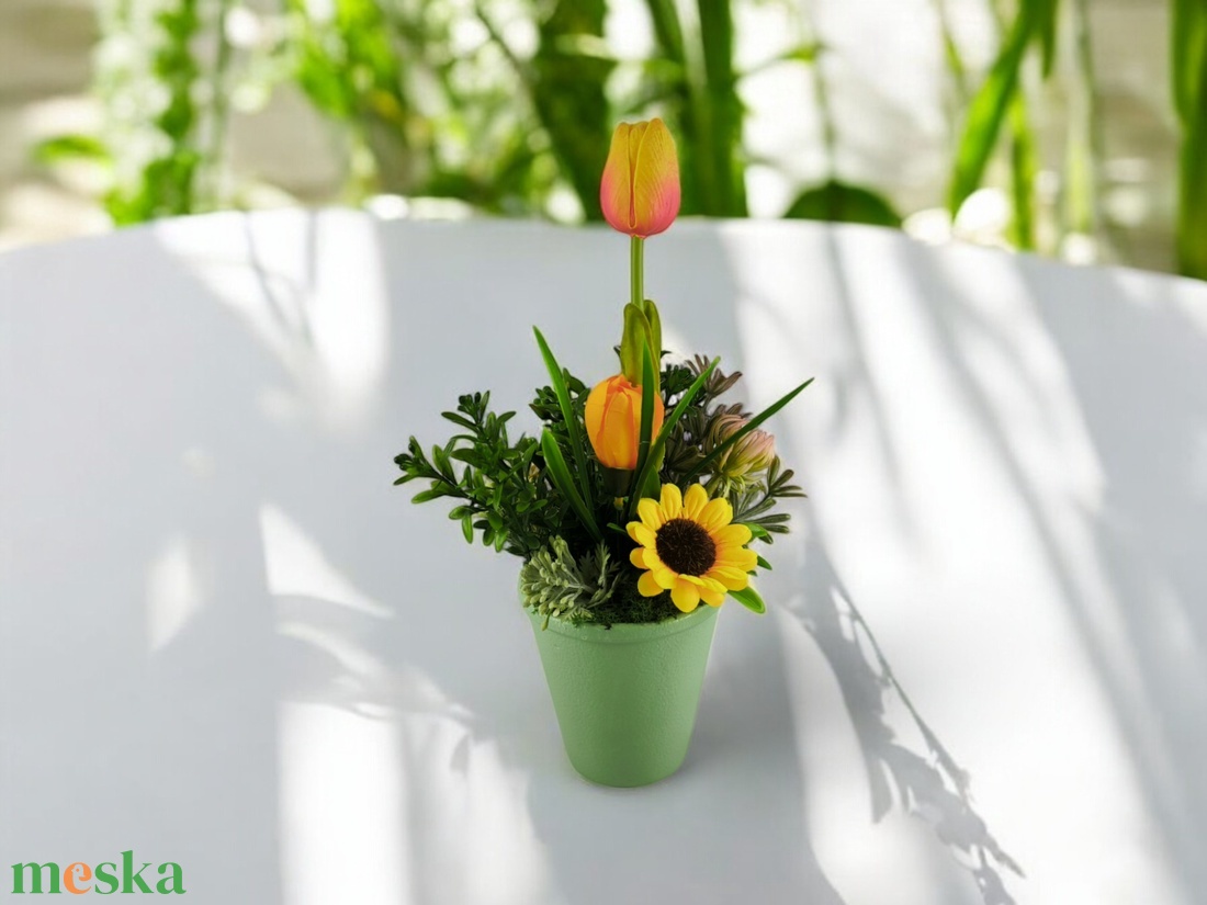 Narancssárga tulipános asztaldísz TUG106NS - otthon & életmód - dekoráció - virágdísz és tartó - csokor & virágdísz - Meska.hu Narancssárga tulipános asztaldísz TUG106NS - otthon & életmód - dekoráció - virágdísz és tartó - csokor & virágdísz - Meska.hu