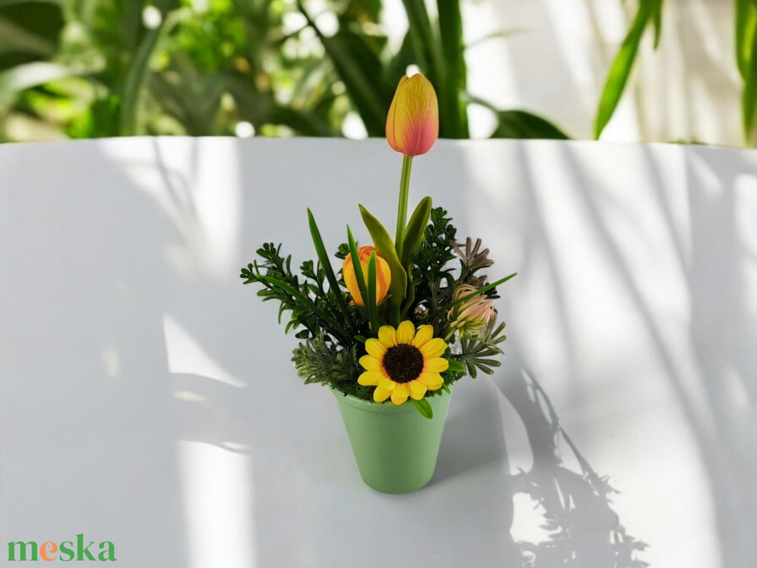 Narancssárga tulipános asztaldísz TUG106NS - otthon & életmód - dekoráció - virágdísz és tartó - csokor & virágdísz - Meska.hu Narancssárga tulipános asztaldísz TUG106NS - otthon & életmód - dekoráció - virágdísz és tartó - csokor & virágdísz - Meska.hu
