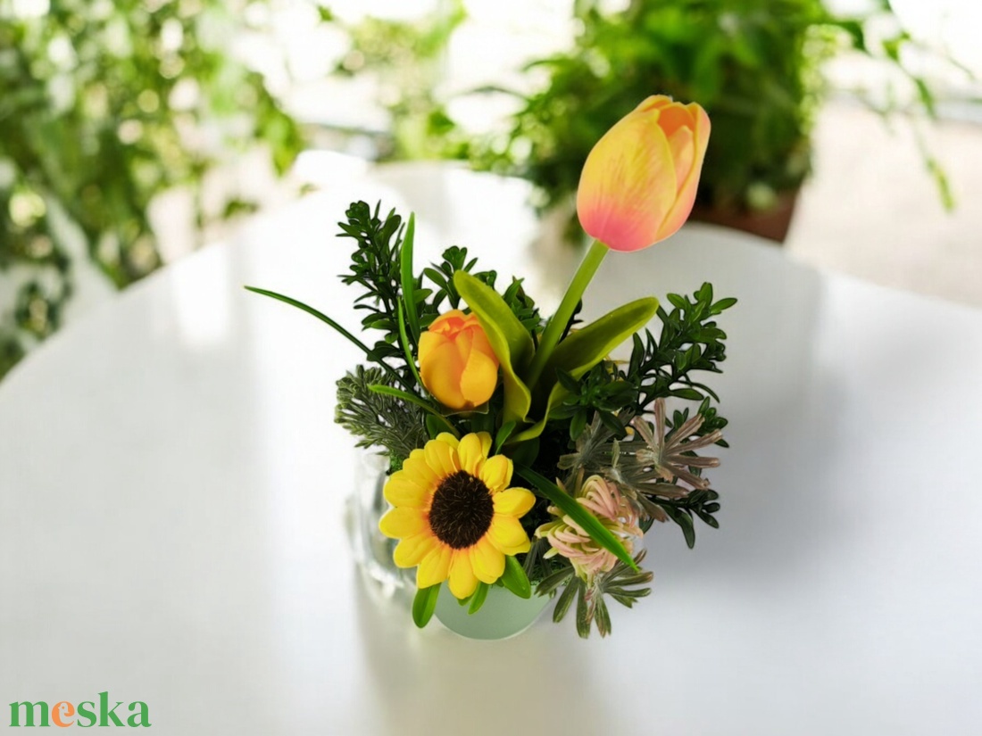 Narancssárga tulipános asztaldísz TUG106NS - otthon & életmód - dekoráció - virágdísz és tartó - csokor & virágdísz - Meska.hu Narancssárga tulipános asztaldísz TUG106NS - otthon & életmód - dekoráció - virágdísz és tartó - csokor & virágdísz - Meska.hu