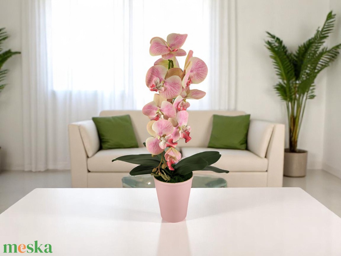 Rózsaszín nagyméretű egyszálas élethű orchidea OR121RS - otthon & életmód - dekoráció - virágdísz és tartó - csokor & virágdísz - Meska.hu Rózsaszín nagyméretű egyszálas élethű orchidea OR121RS - otthon & életmód - dekoráció - virágdísz és tartó - csokor & virágdísz - Meska.hu
