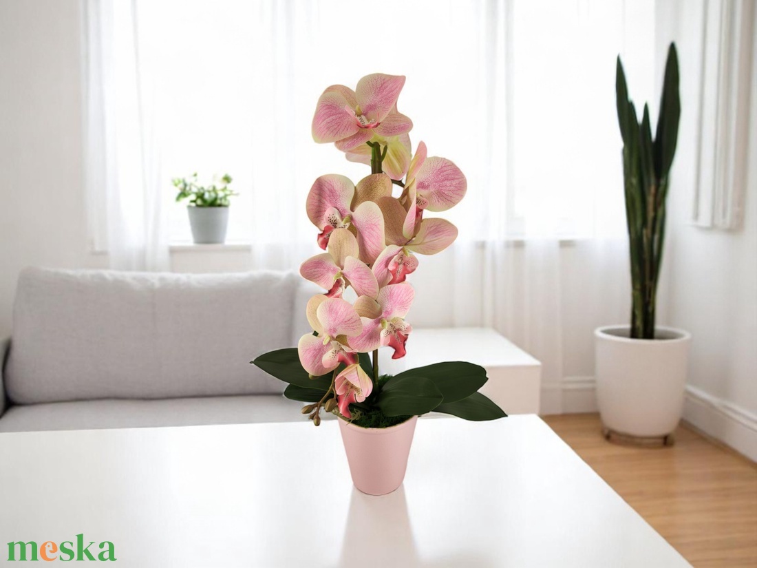 Rózsaszín nagyméretű egyszálas élethű orchidea OR121RS - otthon & életmód - dekoráció - virágdísz és tartó - csokor & virágdísz - Meska.hu Rózsaszín nagyméretű egyszálas élethű orchidea OR121RS - otthon & életmód - dekoráció - virágdísz és tartó - csokor & virágdísz - Meska.hu
