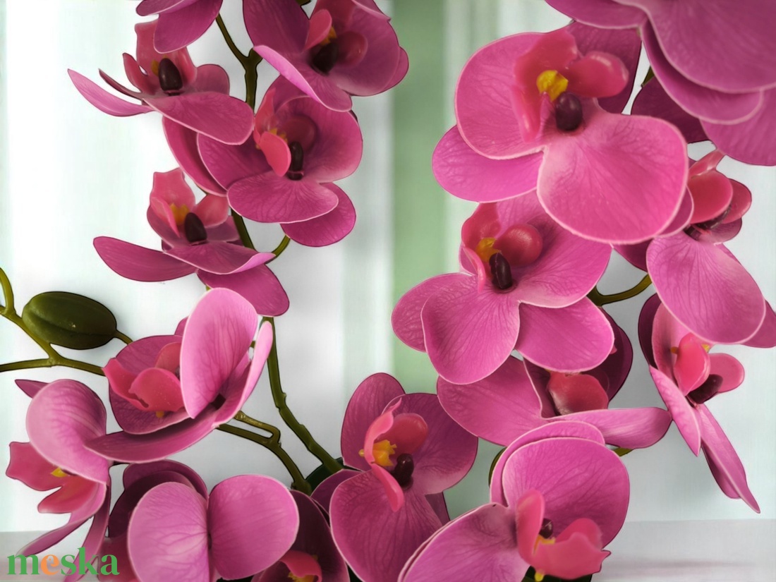 Kisvirágú 4 ágú élethű orchidea ORK408CI - otthon & életmód - dekoráció - virágdísz és tartó - csokor & virágdísz - Meska.hu Kisvirágú 4 ágú élethű orchidea ORK408CI - otthon & életmód - dekoráció - virágdísz és tartó - csokor & virágdísz - Meska.hu