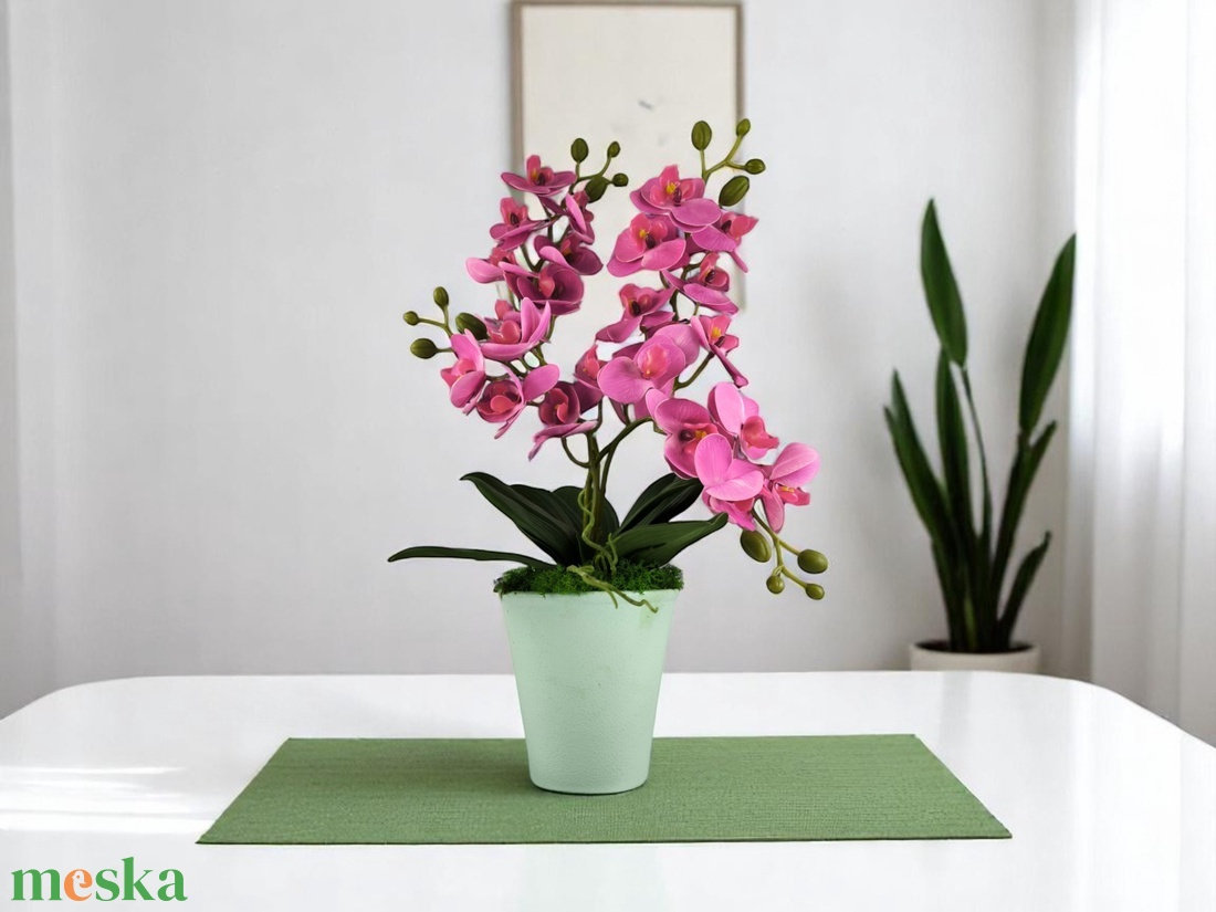 Kisvirágú 4 ágú élethű orchidea ORK408CI - otthon & életmód - dekoráció - virágdísz és tartó - csokor & virágdísz - Meska.hu Kisvirágú 4 ágú élethű orchidea ORK408CI - otthon & életmód - dekoráció - virágdísz és tartó - csokor & virágdísz - Meska.hu