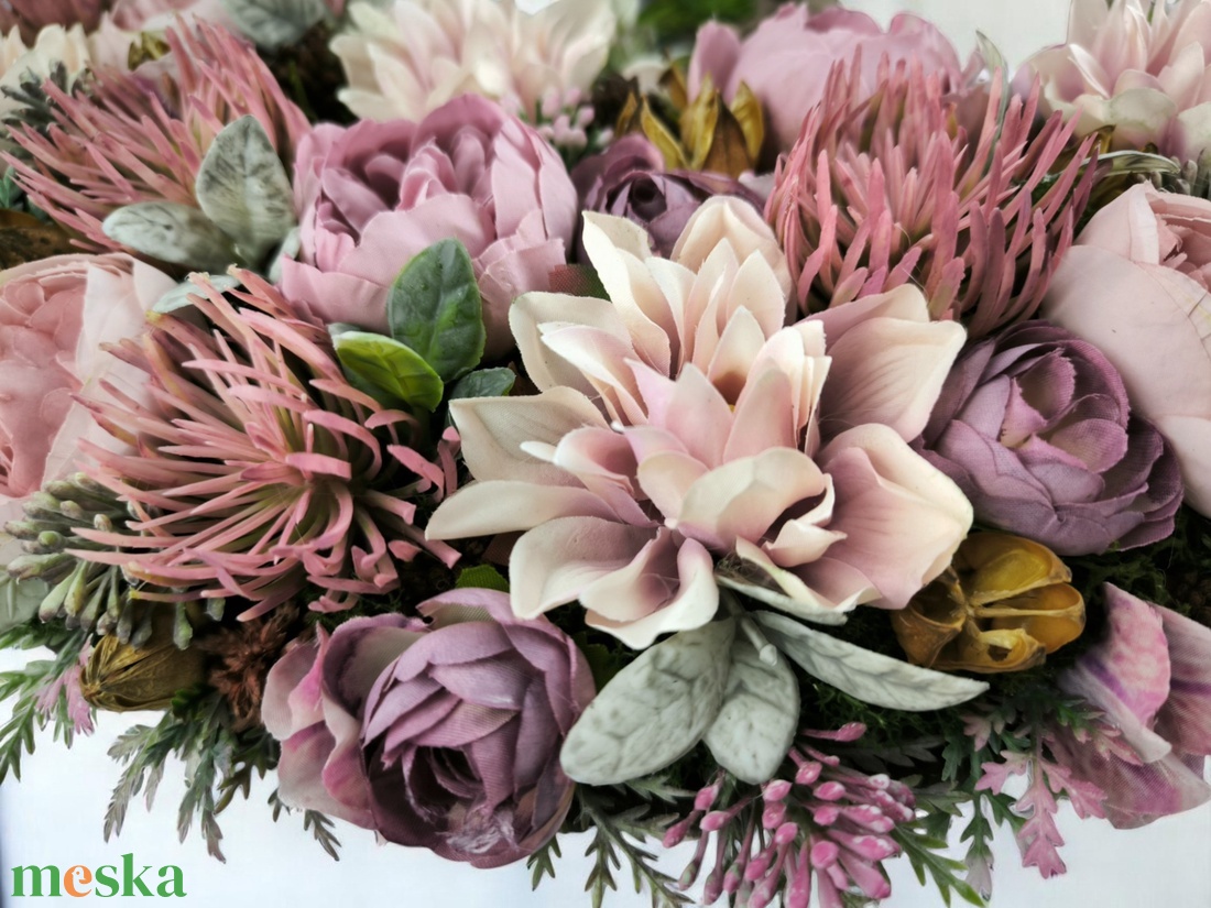 Mályva életfa kopogtató KPEF013 - otthon & életmód - dekoráció - ajtó- és ablak dekoráció - ajtódísz & kopogtató - Meska.hu