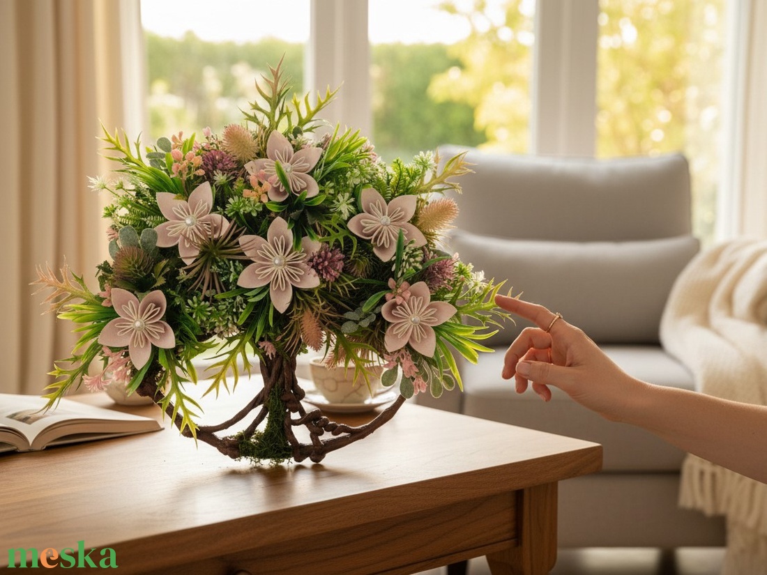 Örök Tavasz Életfa � kézműves ajtó- és falidísz KPEF022 - otthon & életmód - dekoráció - ajtó- és ablak dekoráció - ajtódísz & kopogtató - Meska.hu