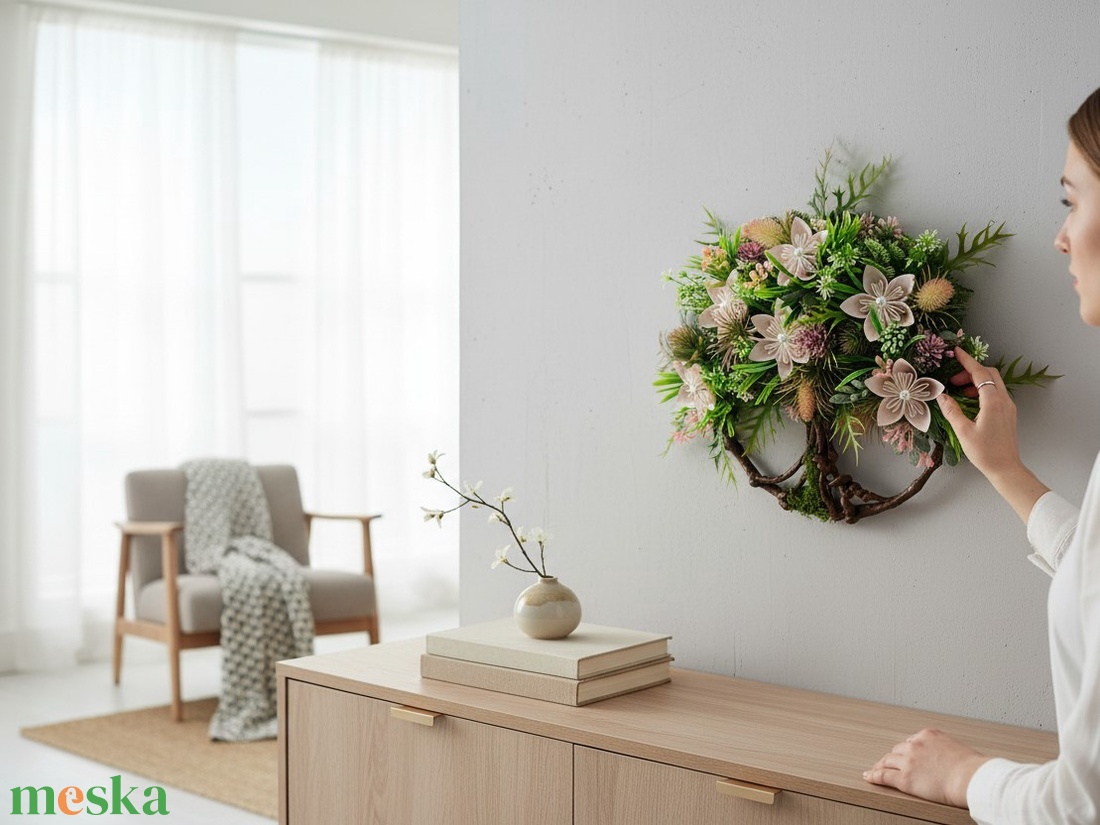 Örök Tavasz Életfa � kézműves ajtó- és falidísz KPEF022 - otthon & életmód - dekoráció - ajtó- és ablak dekoráció - ajtódísz & kopogtató - Meska.hu