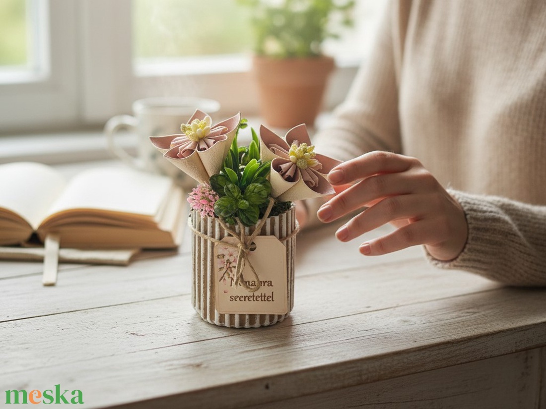 Tavasz Hírnöke � Nőnapi Cseresznyevirág Kompozíció - otthon & életmód - dekoráció - asztal és polc dekoráció - asztaldísz - Meska.hu