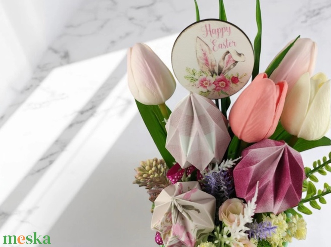 Húsvéti asztaldísz HUA107 - otthon & életmód - dekoráció - asztal és polc dekoráció - asztaldísz - Meska.hu