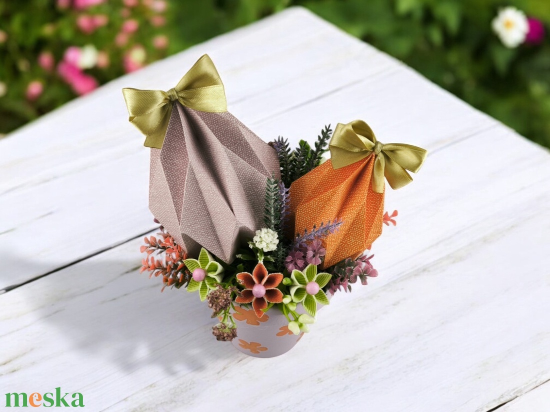 Húsvéti asztaldísz HUA104 - otthon & életmód - dekoráció - asztal és polc dekoráció - asztaldísz - Meska.hu