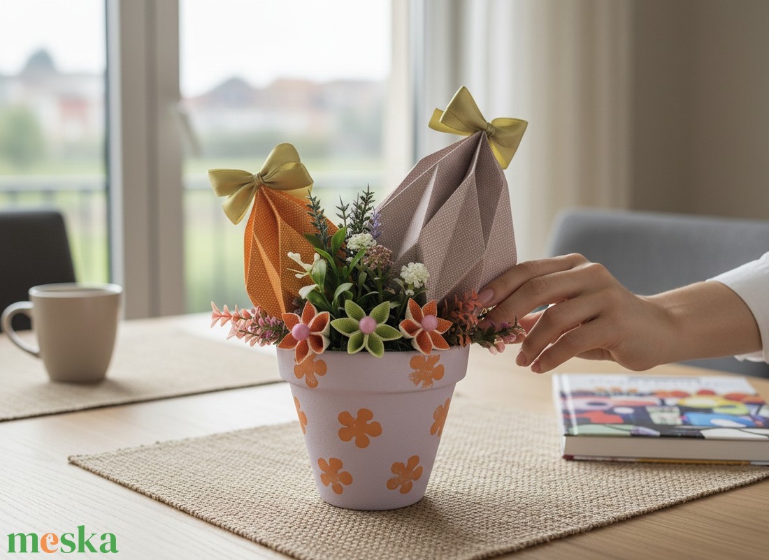 Húsvéti asztaldísz HUA104 - otthon & életmód - dekoráció - asztal és polc dekoráció - asztaldísz - Meska.hu