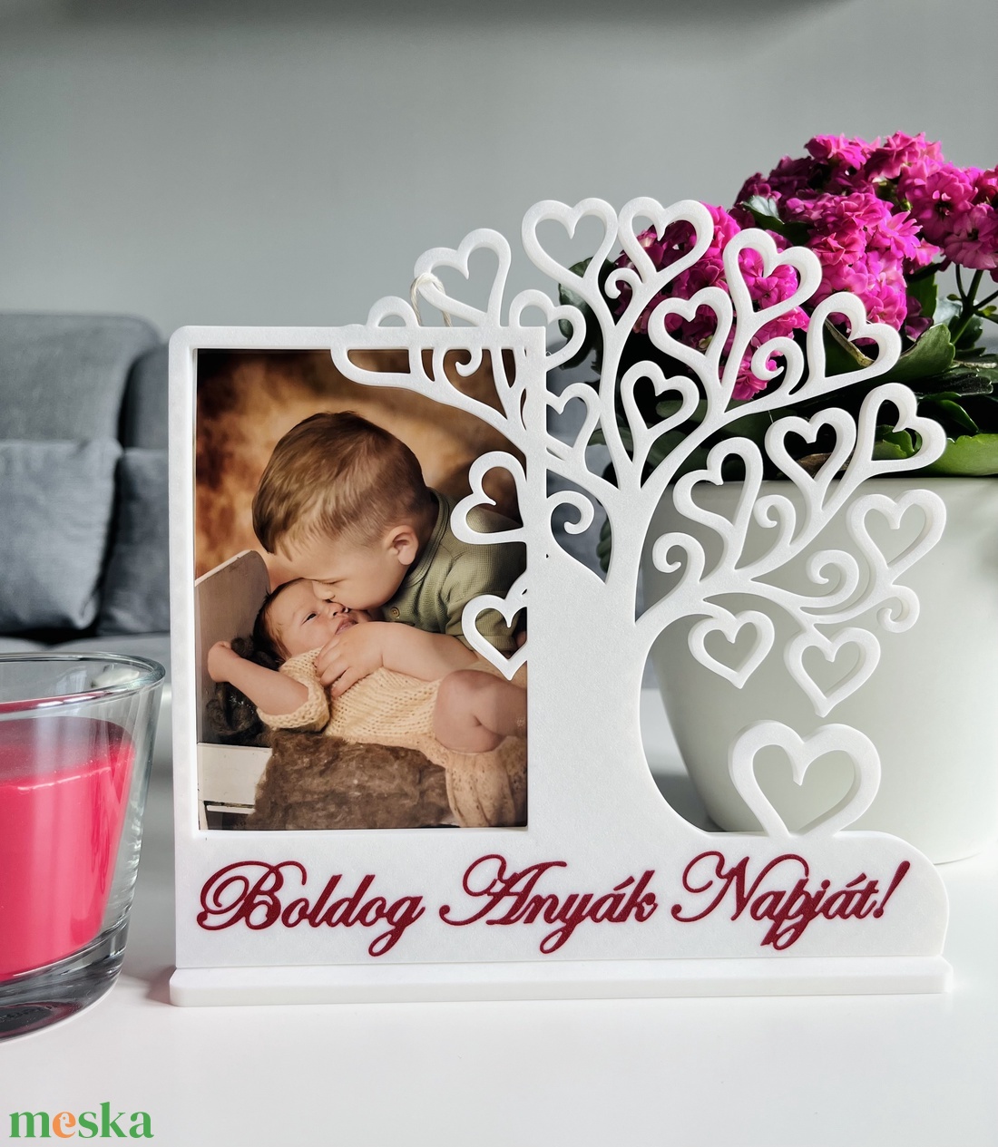 Egyedi Anyák napi képkeret (9x13 cm-es fotóhoz) - otthon & életmód - dekoráció - kép & falikép - képkeret - Meska.hu