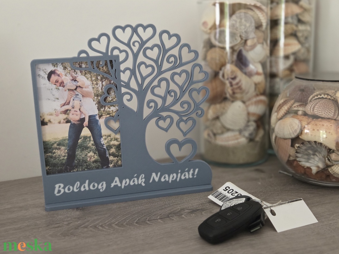 Egyedi Apák napi képkeret (9x13 cm-es fotóhoz) - otthon & életmód - dekoráció - kép & falikép - képkeret - Meska.hu