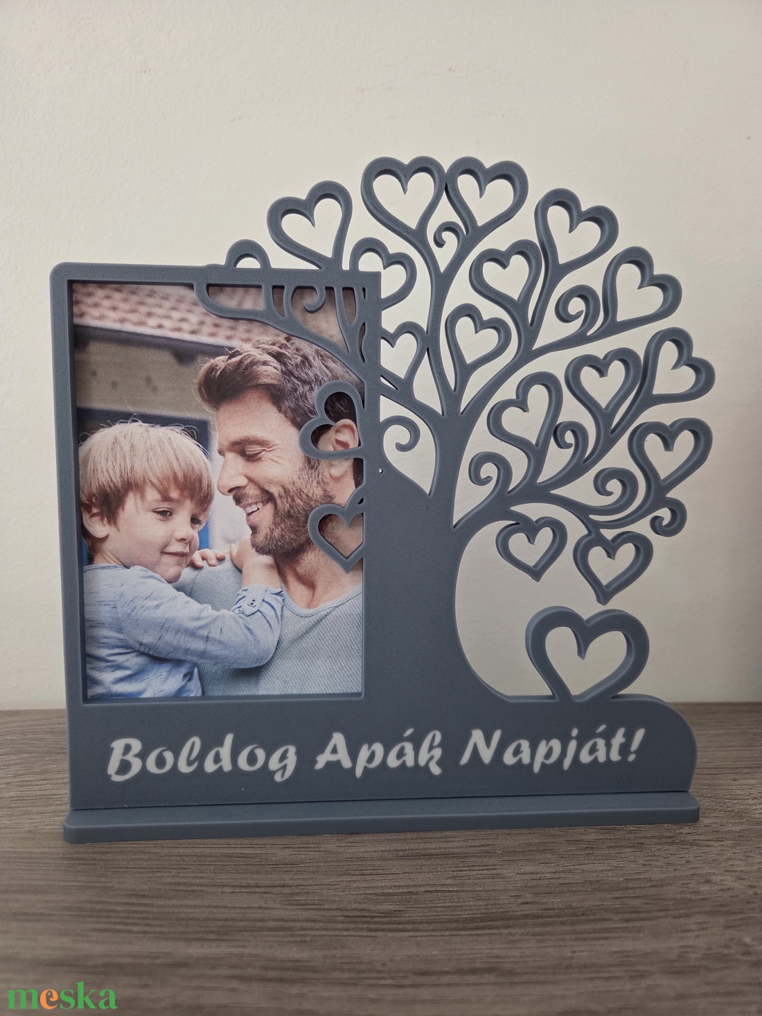 Egyedi Apák napi képkeret (9x13 cm-es fotóhoz) - otthon & életmód - dekoráció - kép & falikép - képkeret - Meska.hu