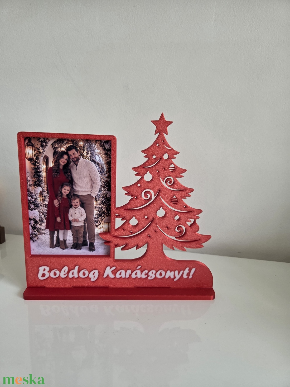 Egyedi karácsonyi képkeret (9x13 cm-es fotóhoz) - otthon & életmód - dekoráció - kép & falikép - képkeret - Meska.hu