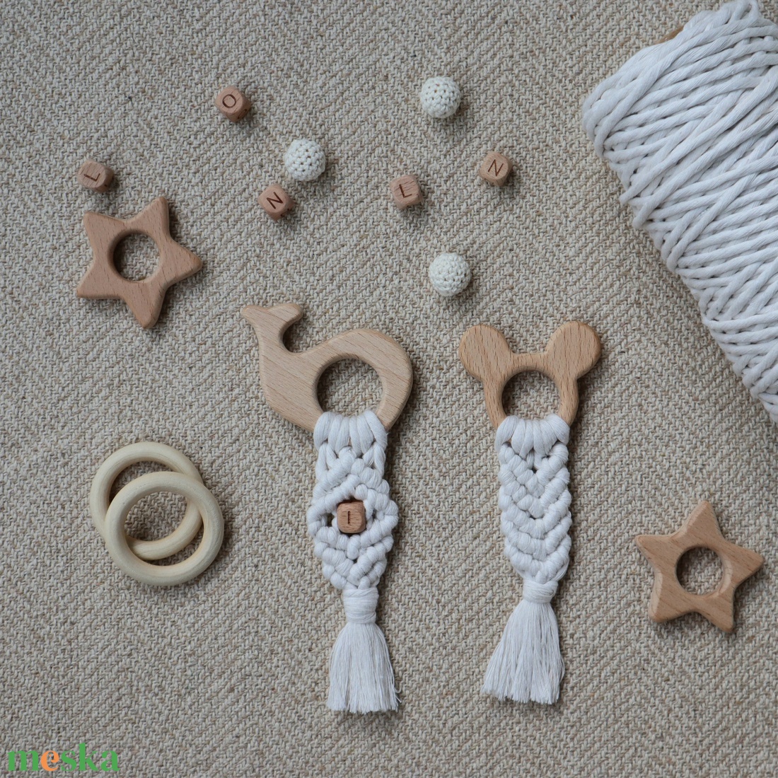 Natural Makramé Mini Box - Baba ajándékdoboz / Babaváró ajándék / Babalátogató ajándék - játék & sport - babalátogató ajándékcsomag - Meska.hu Natural Makramé Mini Box - Baba ajándékdoboz / Babaváró ajándék / Babalátogató ajándék - játék & sport - babalátogató ajándékcsomag - Meska.hu