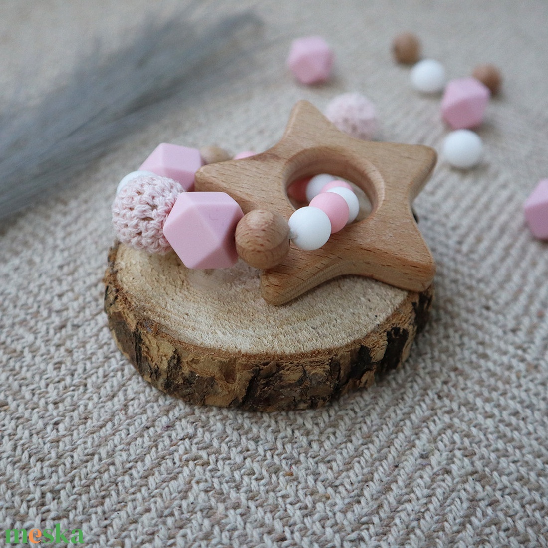 Pink Bunny Selection Box - Baba ajándékdoboz / Babaváró ajándék / Babalátogató ajándék - játék & sport - babalátogató ajándékcsomag - Meska.hu