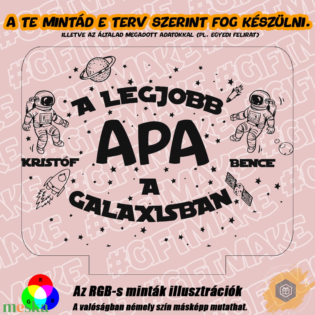 A legjobb Apa a galaxisban - 3D LED LÁMPA APÁKNAK - otthon & életmód - lámpa - hangulatlámpa - Meska.hu A legjobb Apa a galaxisban - 3D LED LÁMPA APÁKNAK - otthon & életmód - lámpa - hangulatlámpa - Meska.hu