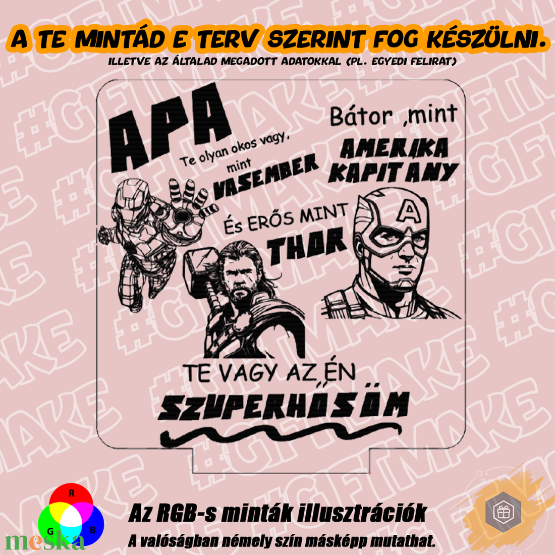 Az én Apukám SZUPERHŐS! - 3D LED Lámpa Apáknak - Akár egyedi felirattal - otthon & életmód - lámpa - hangulatlámpa - Meska.hu Az én Apukám SZUPERHŐS! - 3D LED Lámpa Apáknak - Akár egyedi felirattal - otthon & életmód - lámpa - hangulatlámpa - Meska.hu