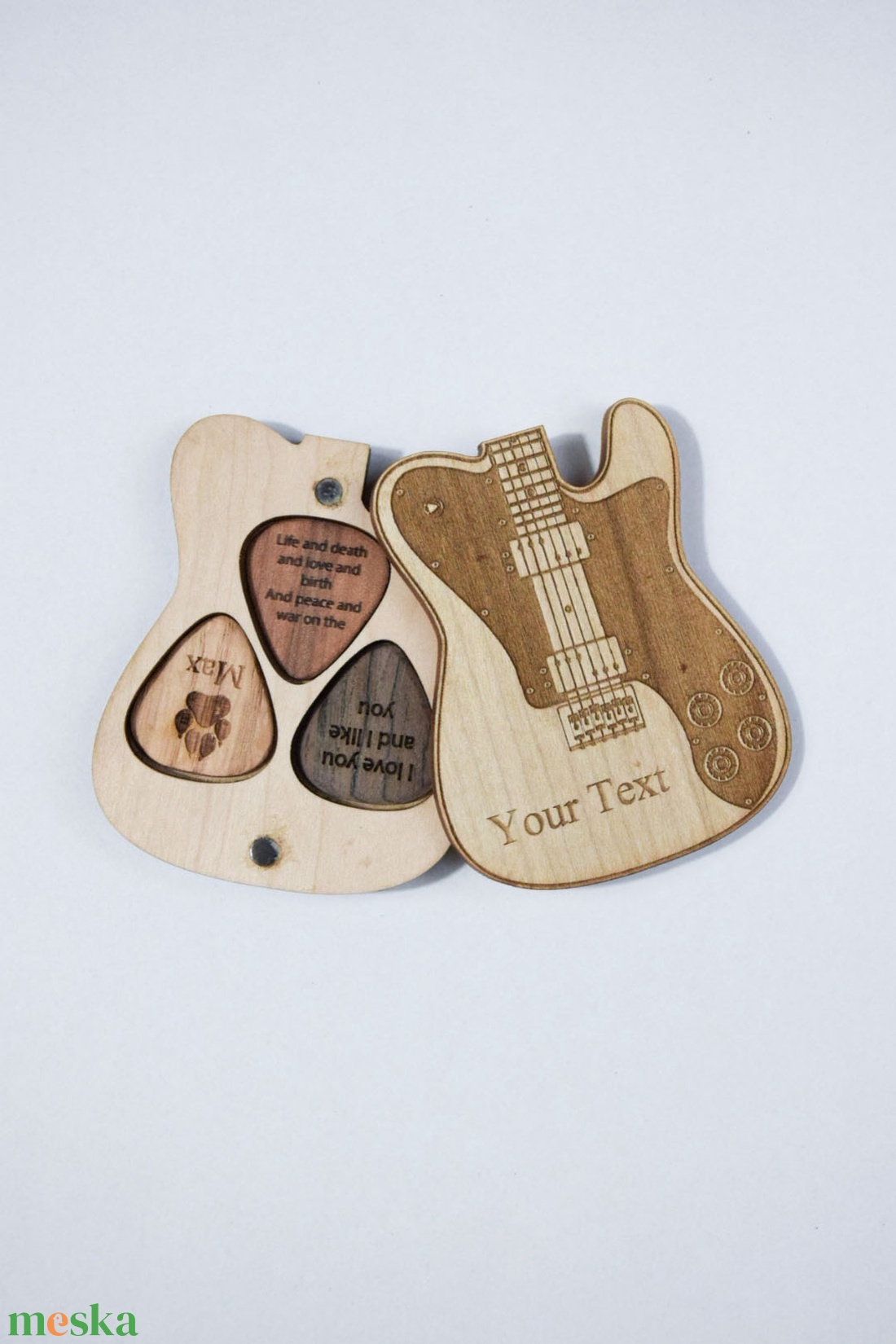 Telecaster Gitár Formájú Pengető Tartó - könyv & zene - hangszer & hangszertok - Meska.hu