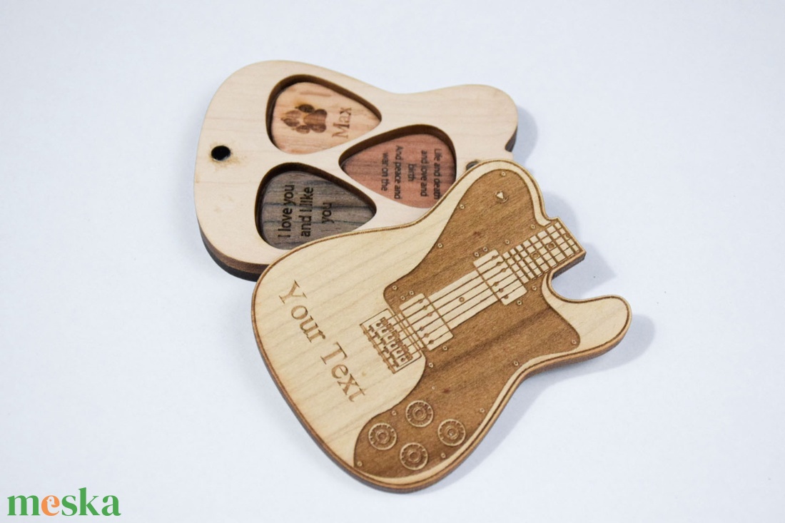 Telecaster Gitár Formájú Pengető Tartó - könyv & zene - hangszer & hangszertok - Meska.hu