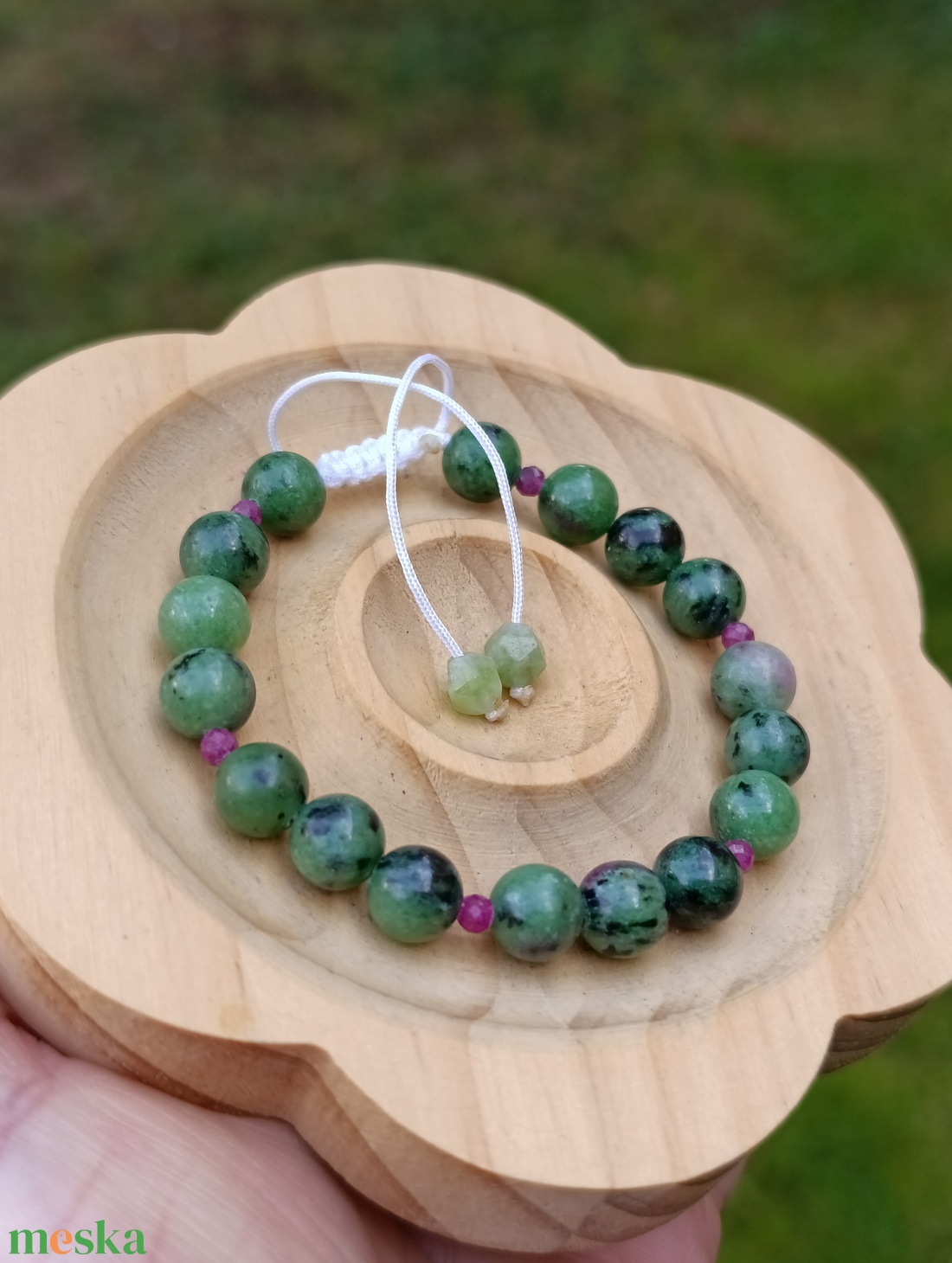 Rubin zoizit és rubin állítható női ásványkarkötő - ékszer - karkötő - ásványkarkötő - Meska.hu Rubin zoizit és rubin állítható női ásványkarkötő - ékszer - karkötő - ásványkarkötő - Meska.hu