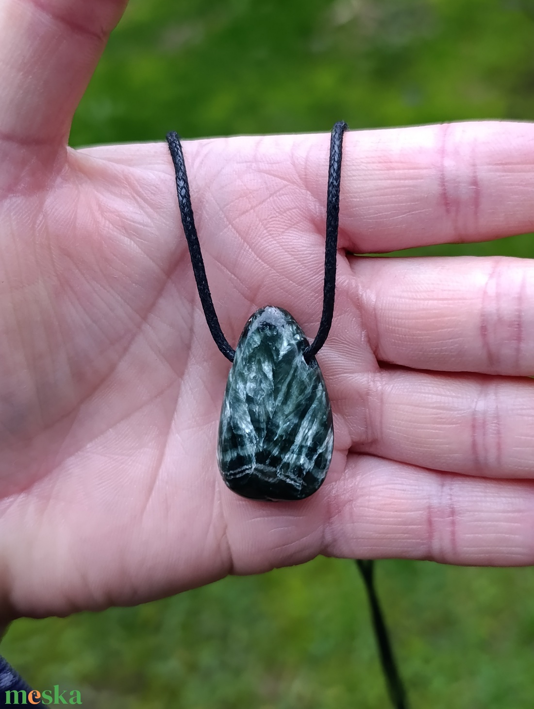 Szerafinit nyaklánc � angyali kapcsolódás és szívből fakadó belső béke - ékszer - nyaklánc - medálos nyaklánc - Meska.hu