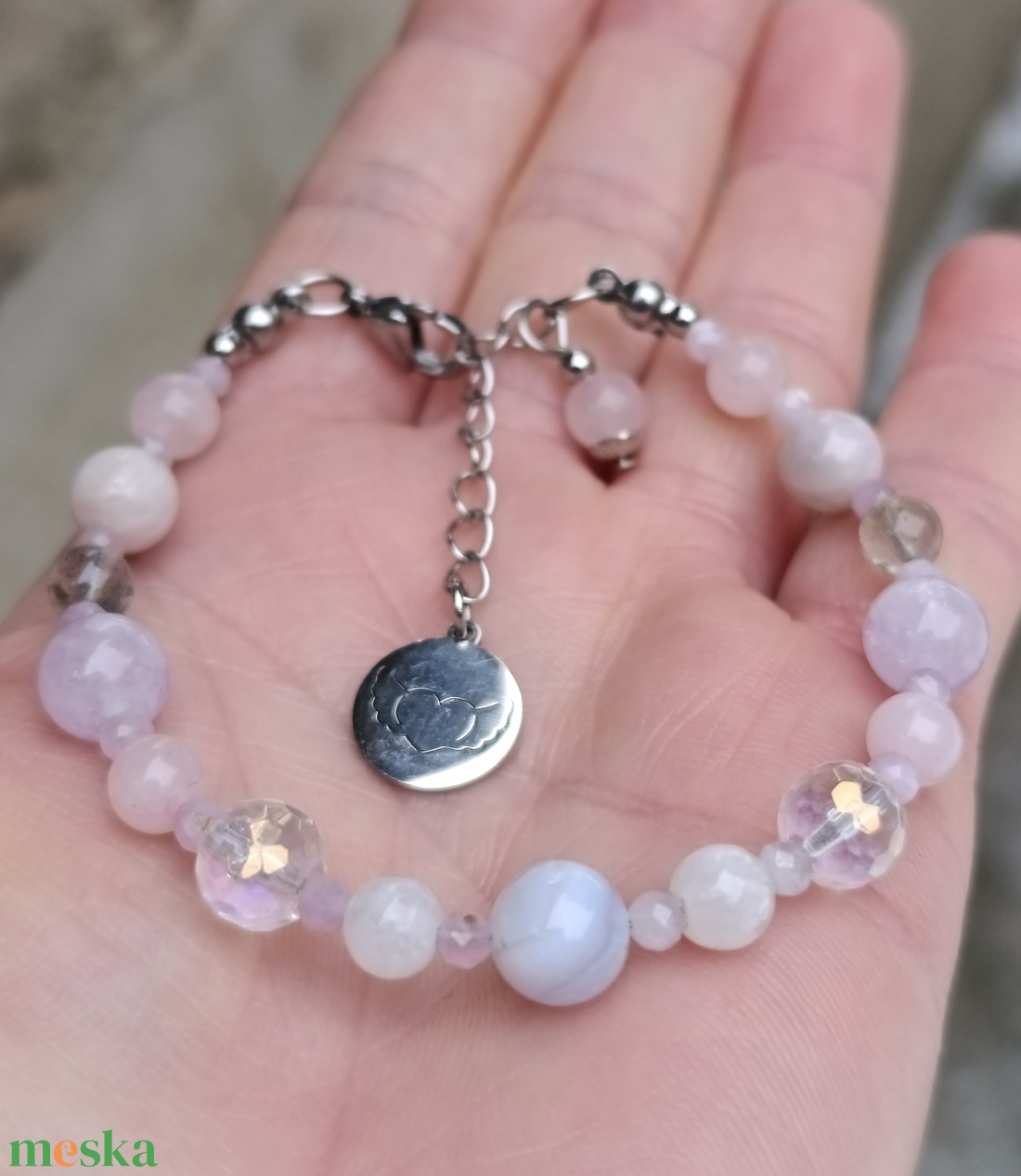 Energetizált ásványkarkötő a valódi kapcsolódásokhoz - ékszer - karkötő - ásványkarkötő - Meska.hu