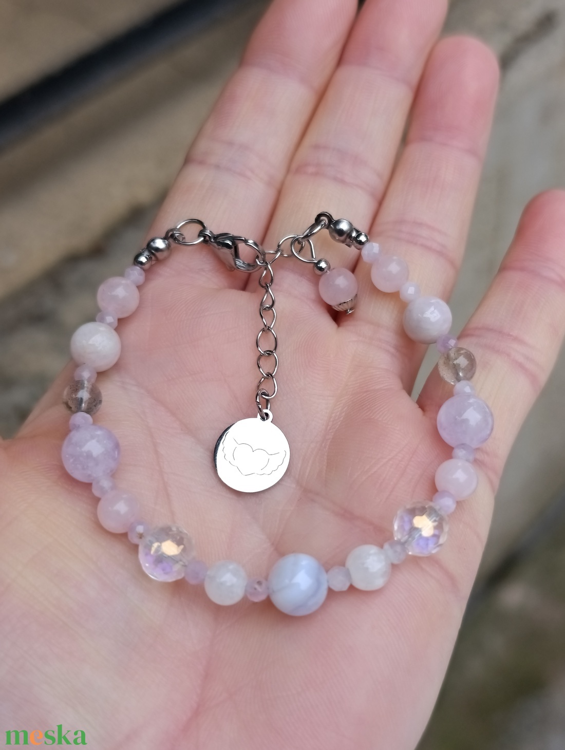 Energetizált ásványkarkötő a valódi kapcsolódásokhoz - ékszer - karkötő - ásványkarkötő - Meska.hu