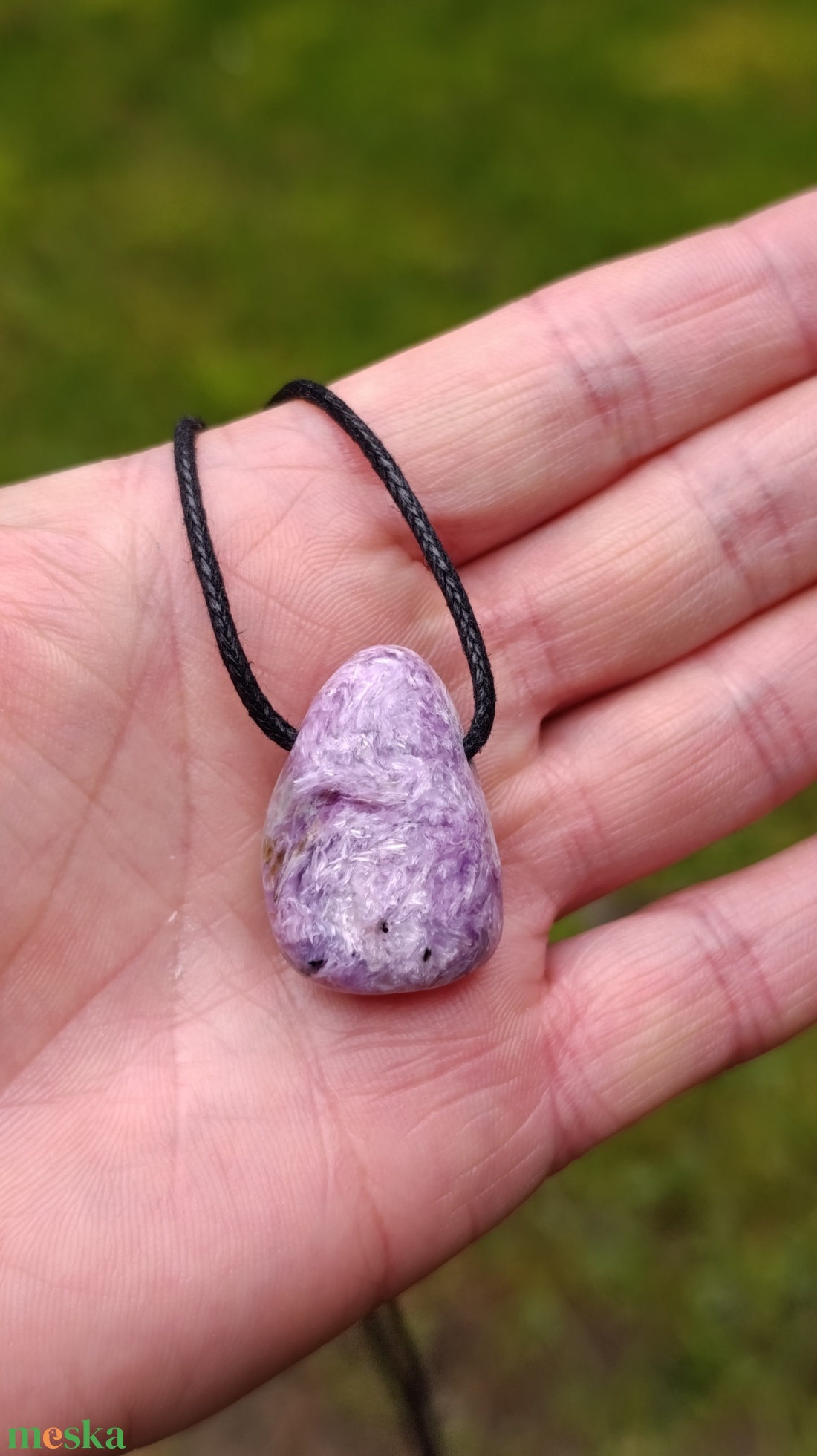 Csaroit nyaklánc - belső átalakulás és lelki erő - ékszer - nyaklánc - hosszú nyaklánc - Meska.hu