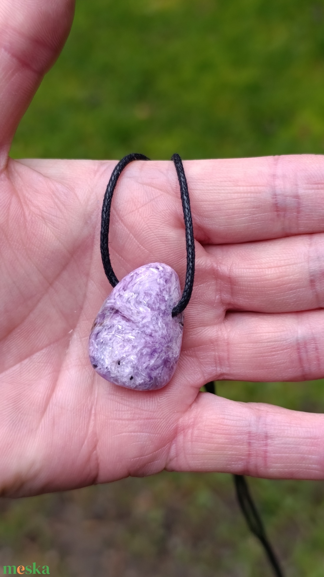 Csaroit nyaklánc - belső átalakulás és lelki erő - ékszer - nyaklánc - hosszú nyaklánc - Meska.hu