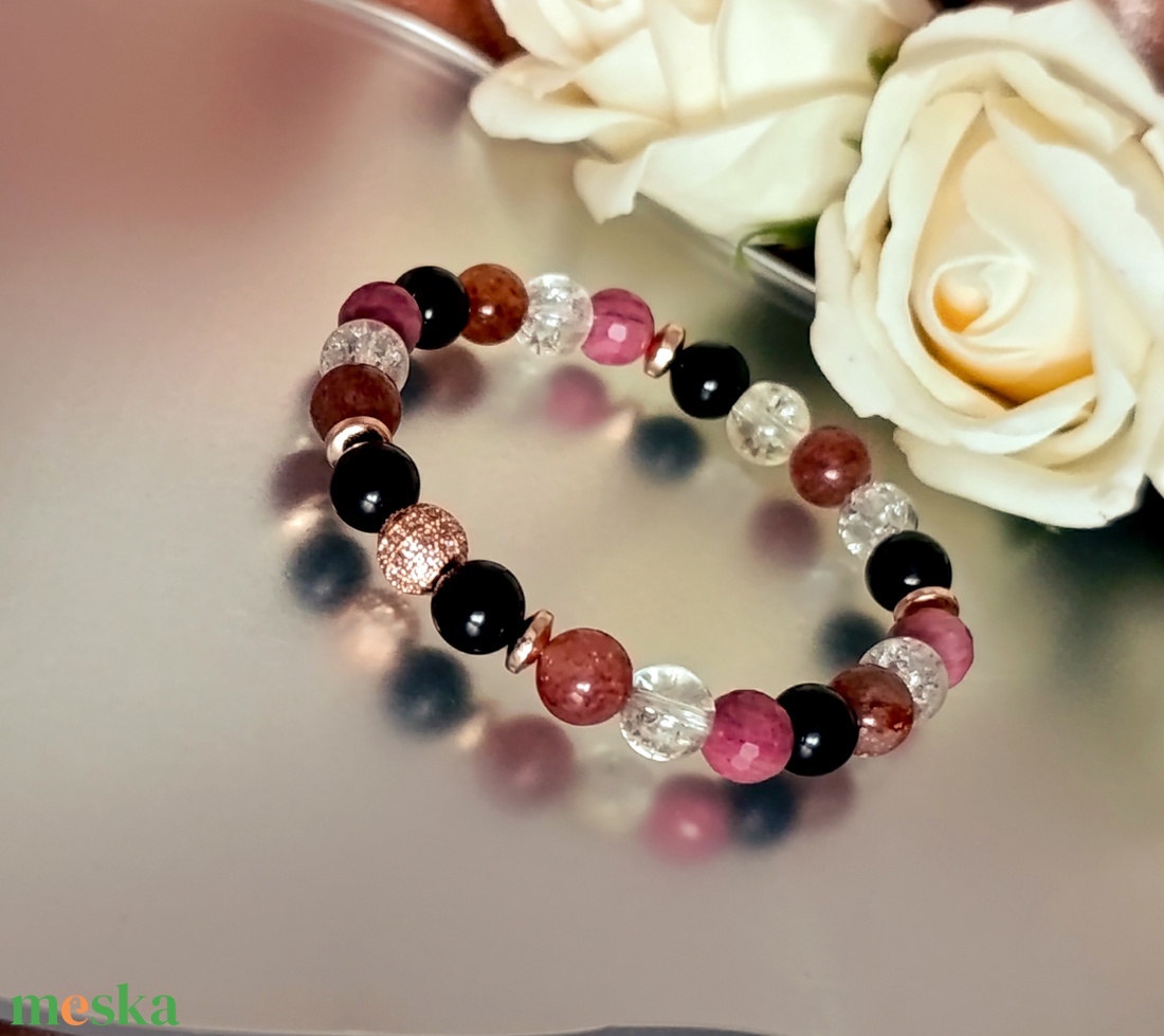 Női lélek ébredése � szívnyitó, belső erőt támogató karkötő - ékszer - karkötő - ásványkarkötő - Meska.hu